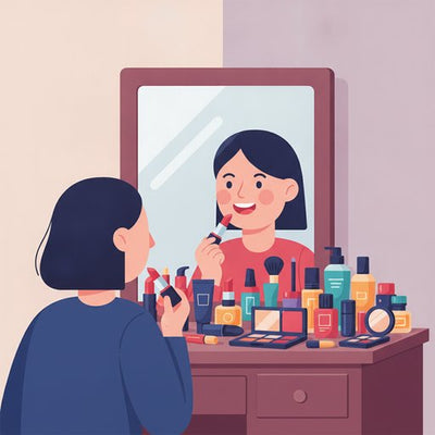 鏡の前の魔法：日常を彩るメイクアップと自己表現の進化