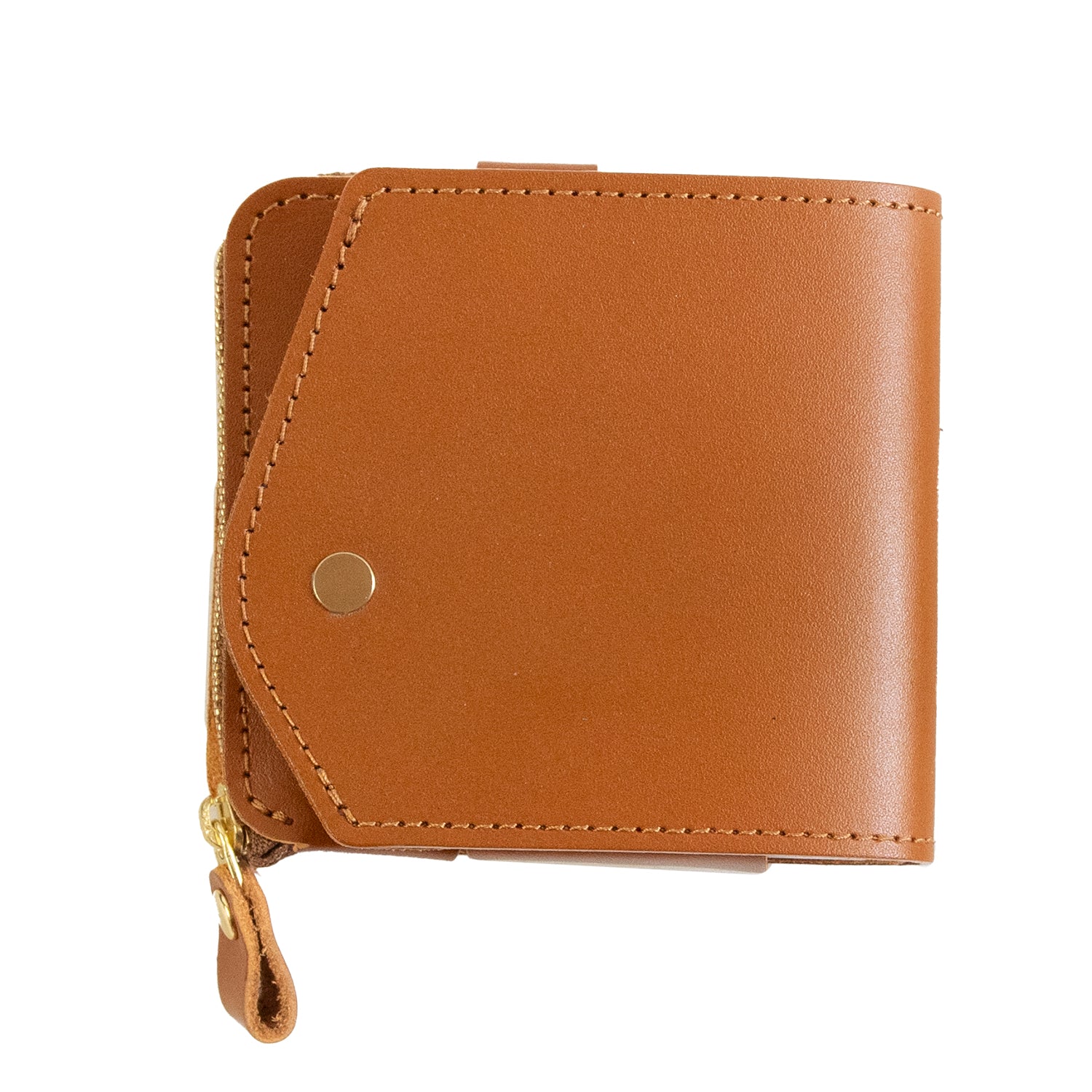 カード15枚収納。閉じたままでカードも小銭も取り出せる。薄くて小さい