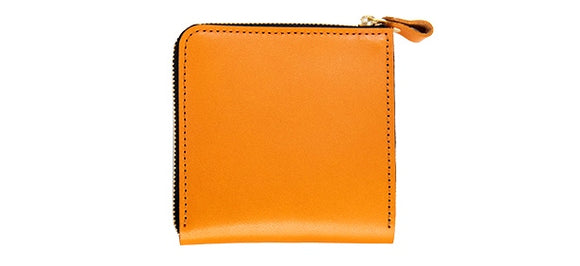 ガバっと開く小さいL字ファスナー財布。収納に合わせて最適化する大きなポケット