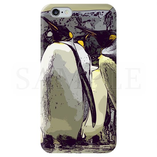 スマホケース 【側面表面印刷】 ART ZOO イラスト / オウサマペンギン（受注生産品）